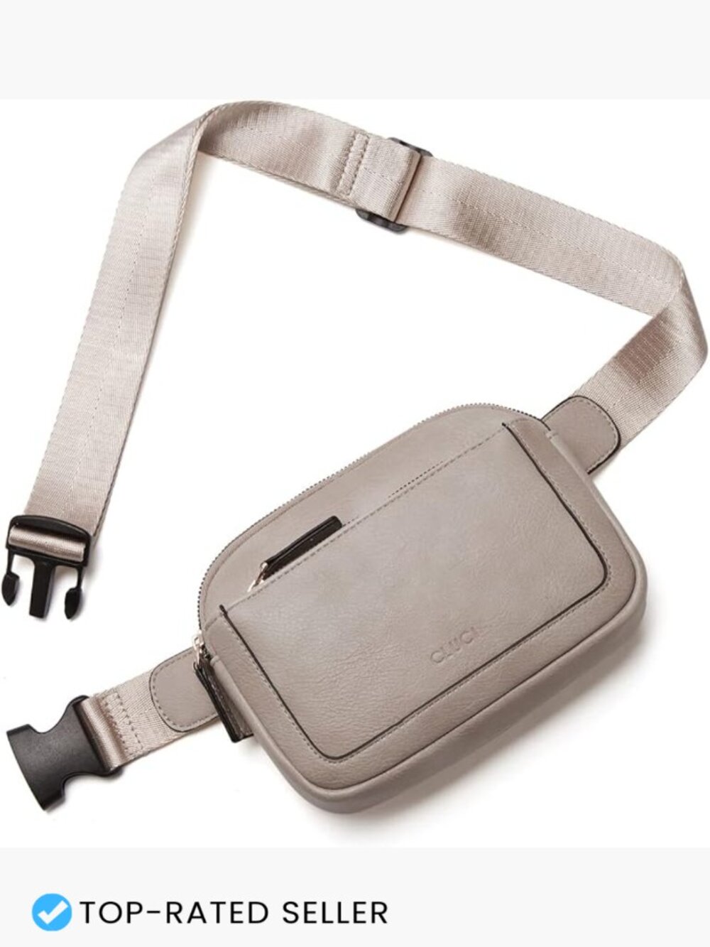 Vegan Leather Fanny Pack Crossbody Mini Waist Bag Adjustable Strap Y2K